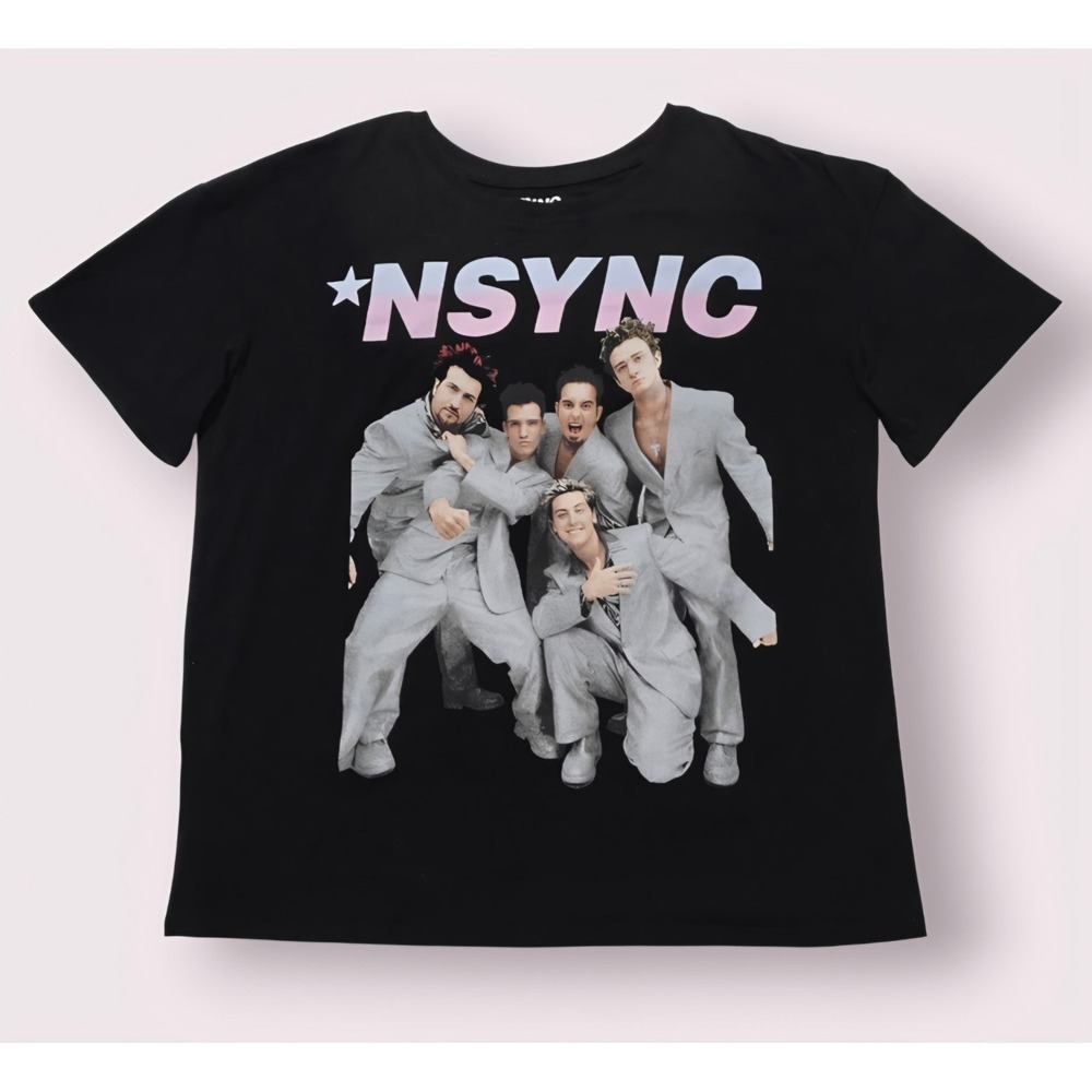NSYNC 90s Boy Band / Retro Graphic T-Shirt Adult Size 2X-Large (18)